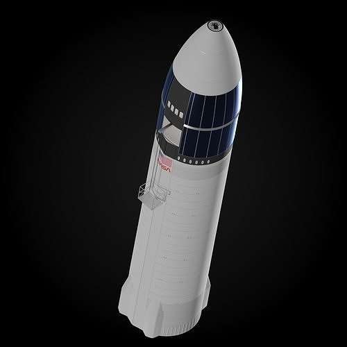 SpaceX Lunar Starship 3D model