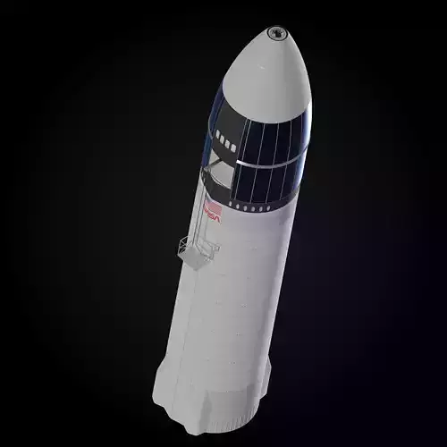 SpaceX Lunar Starship 3D model