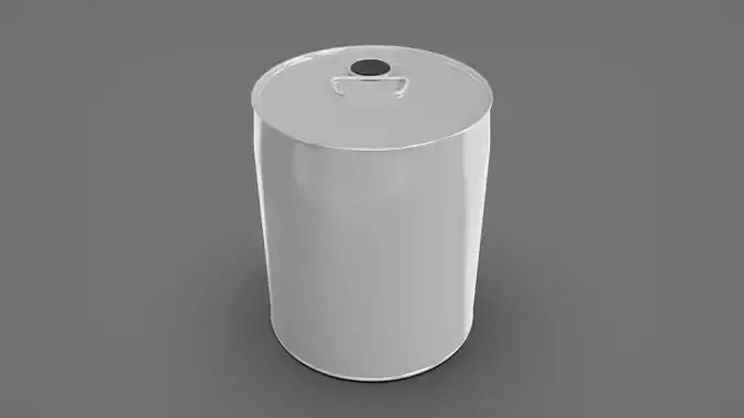 200 Liters Drum 3D model