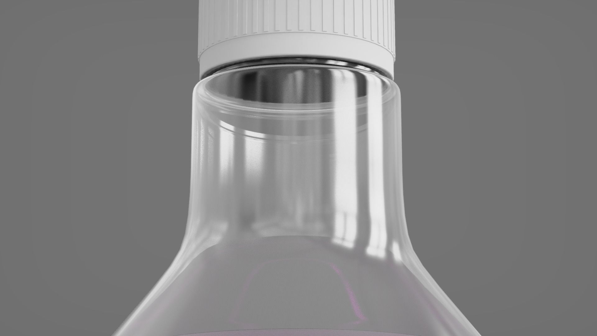 Plastic Bottles  - 2 Pieces 3D model_42