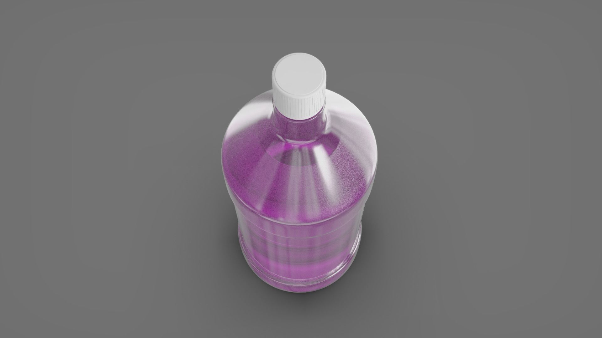 Plastic Bottles  - 2 Pieces 3D model_20