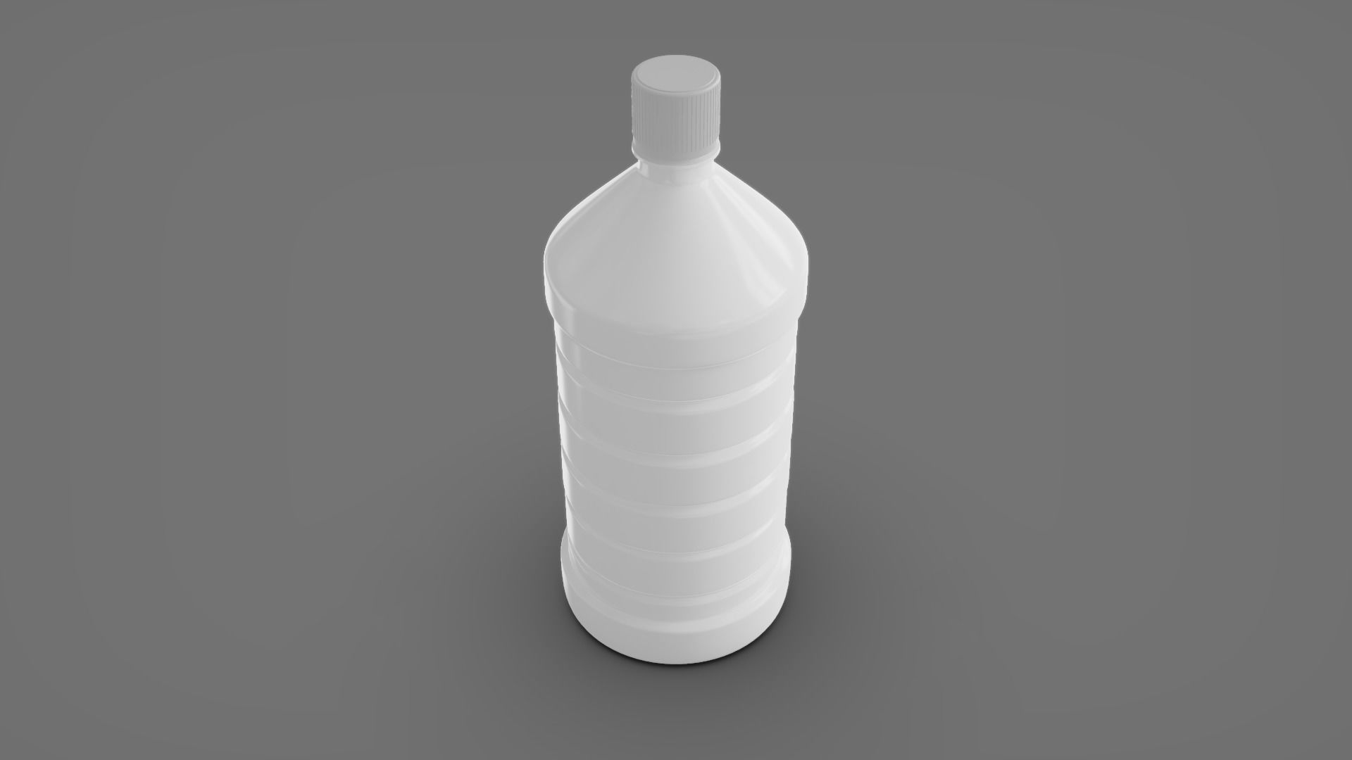 Plastic Bottles  - 2 Pieces 3D model_9