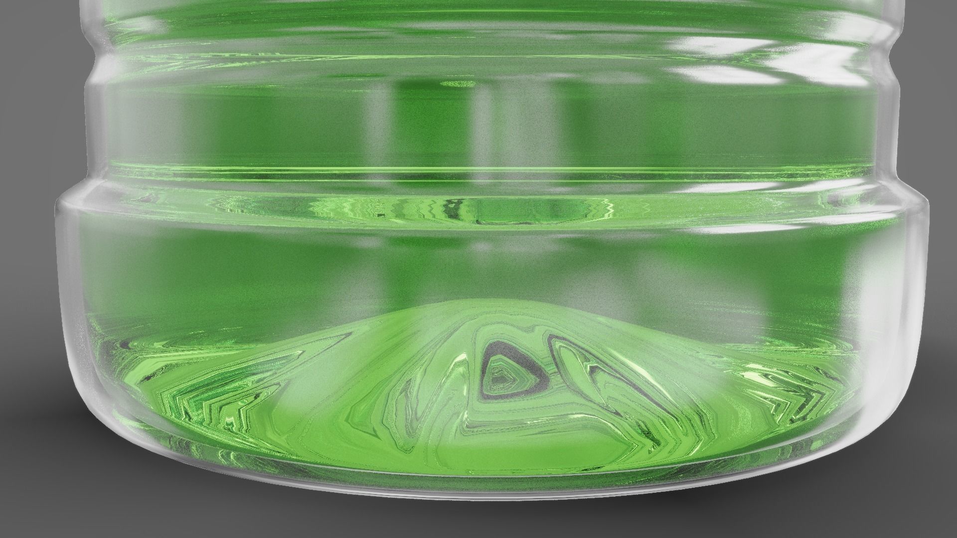 Plastic Bottles  - 2 Pieces 3D model_15