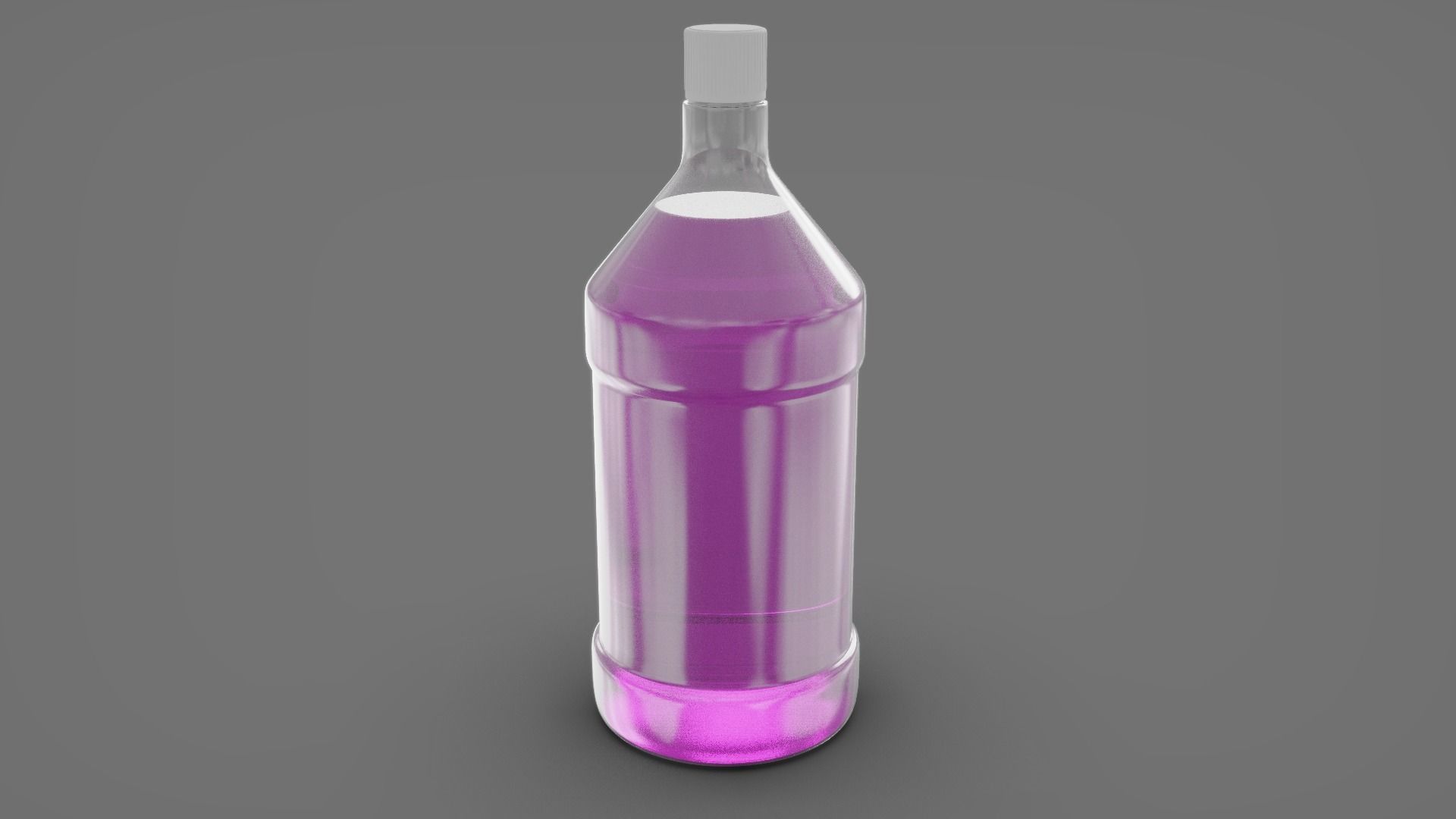 Plastic Bottles  - 2 Pieces 3D model_6