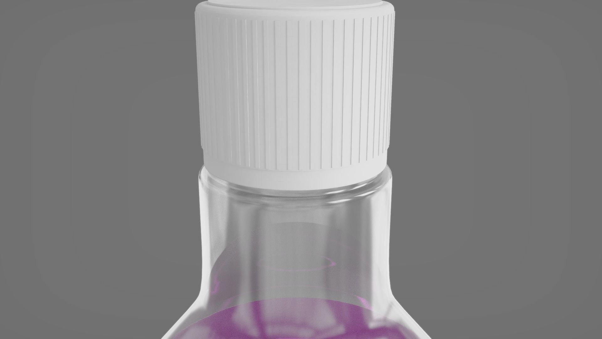 Plastic Bottles  - 2 Pieces 3D model_35