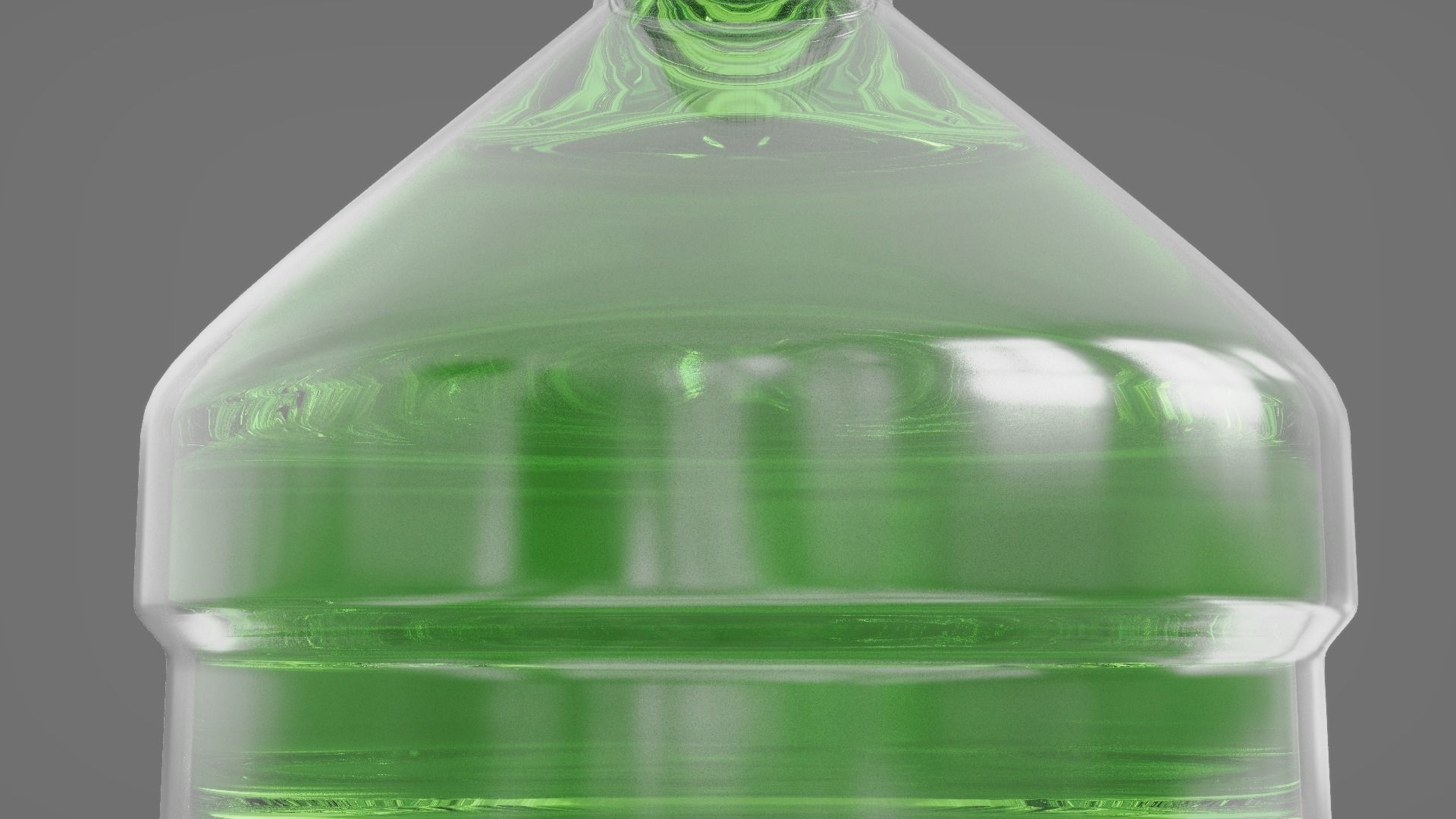 Plastic Bottles  - 2 Pieces 3D model_12