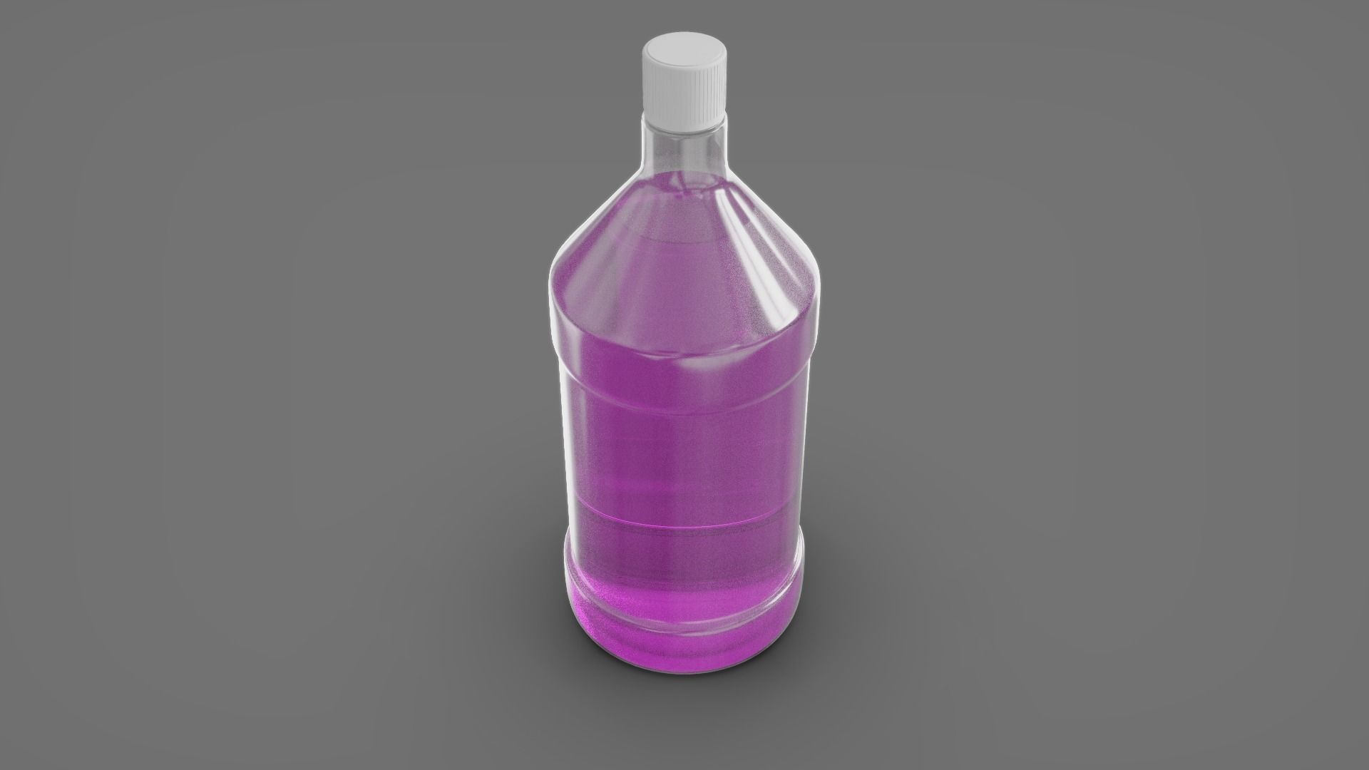 Plastic Bottles  - 2 Pieces 3D model_13