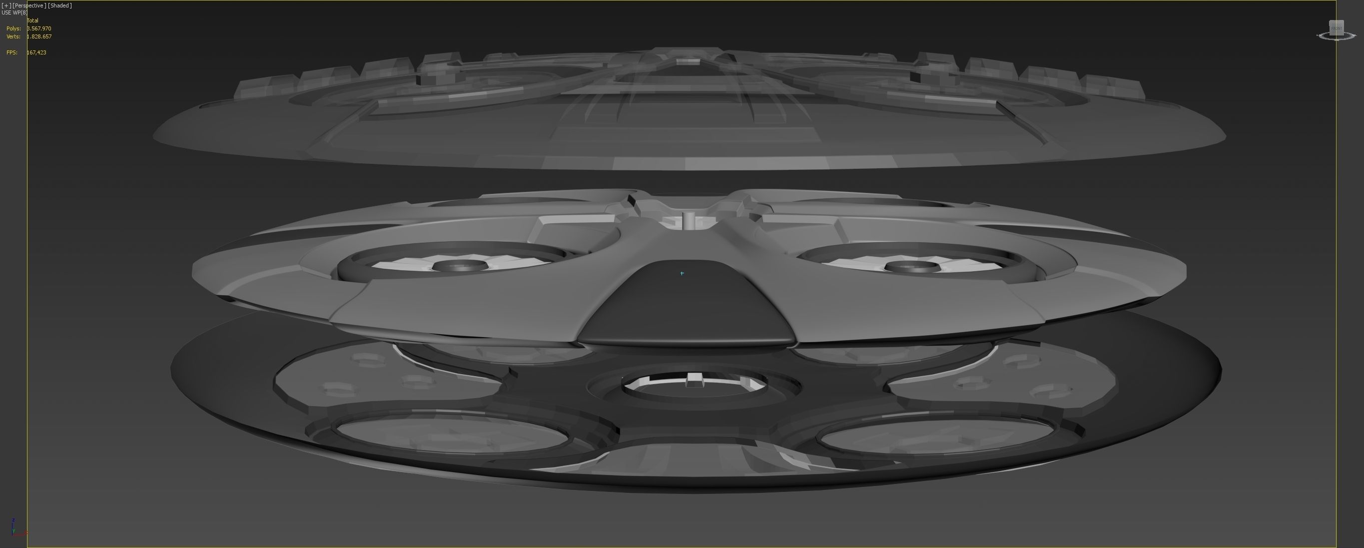 Supra Turbinnium Ultimate Drone 02 3D model_10