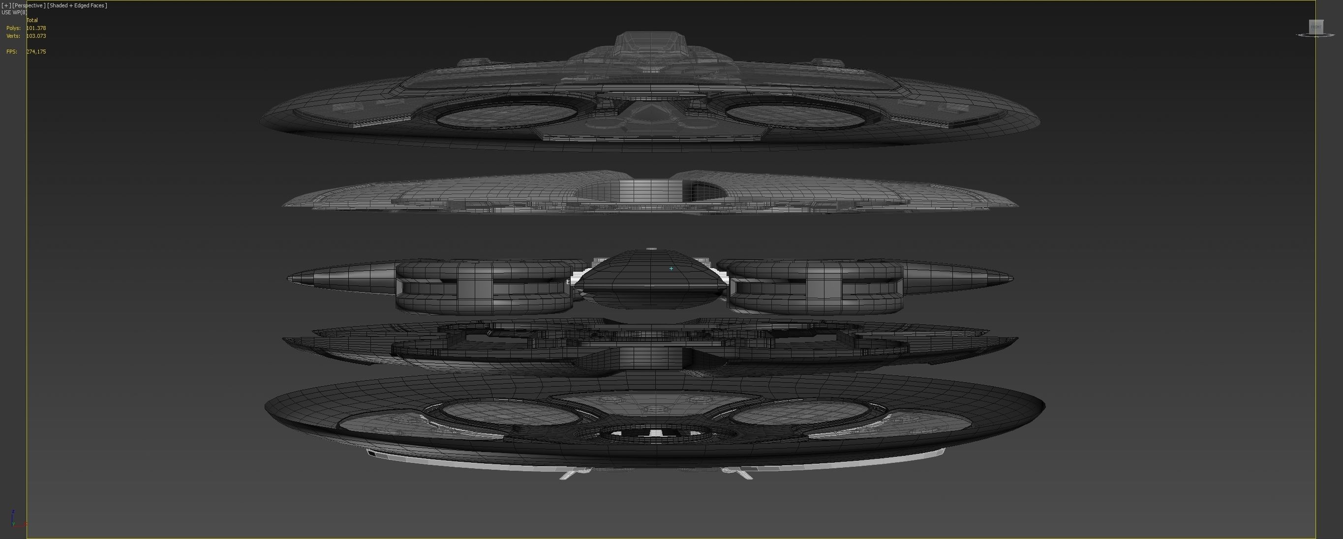 Supra Turbinnium Ultimate Drone 02 3D model_9