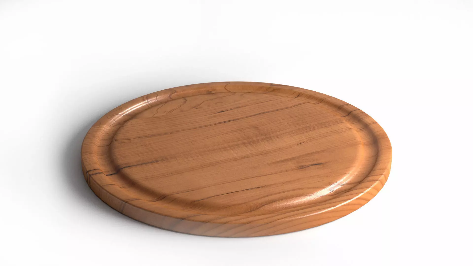 Round Chopping Board 3D model