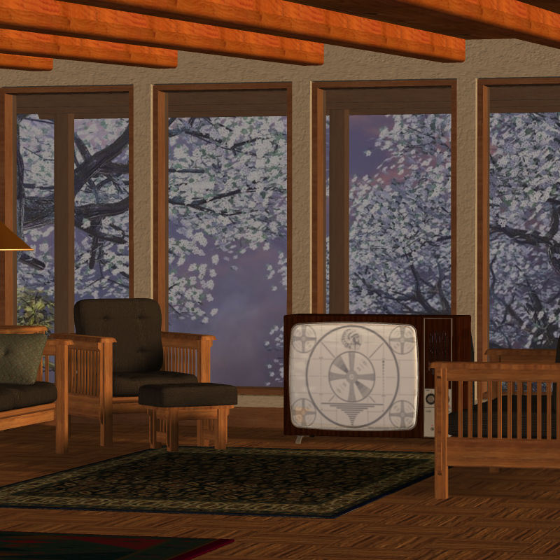 Television 1970 3D model_6