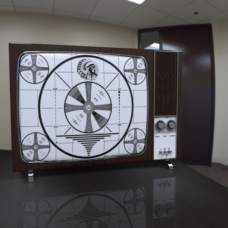 Television 1970 3D model_5