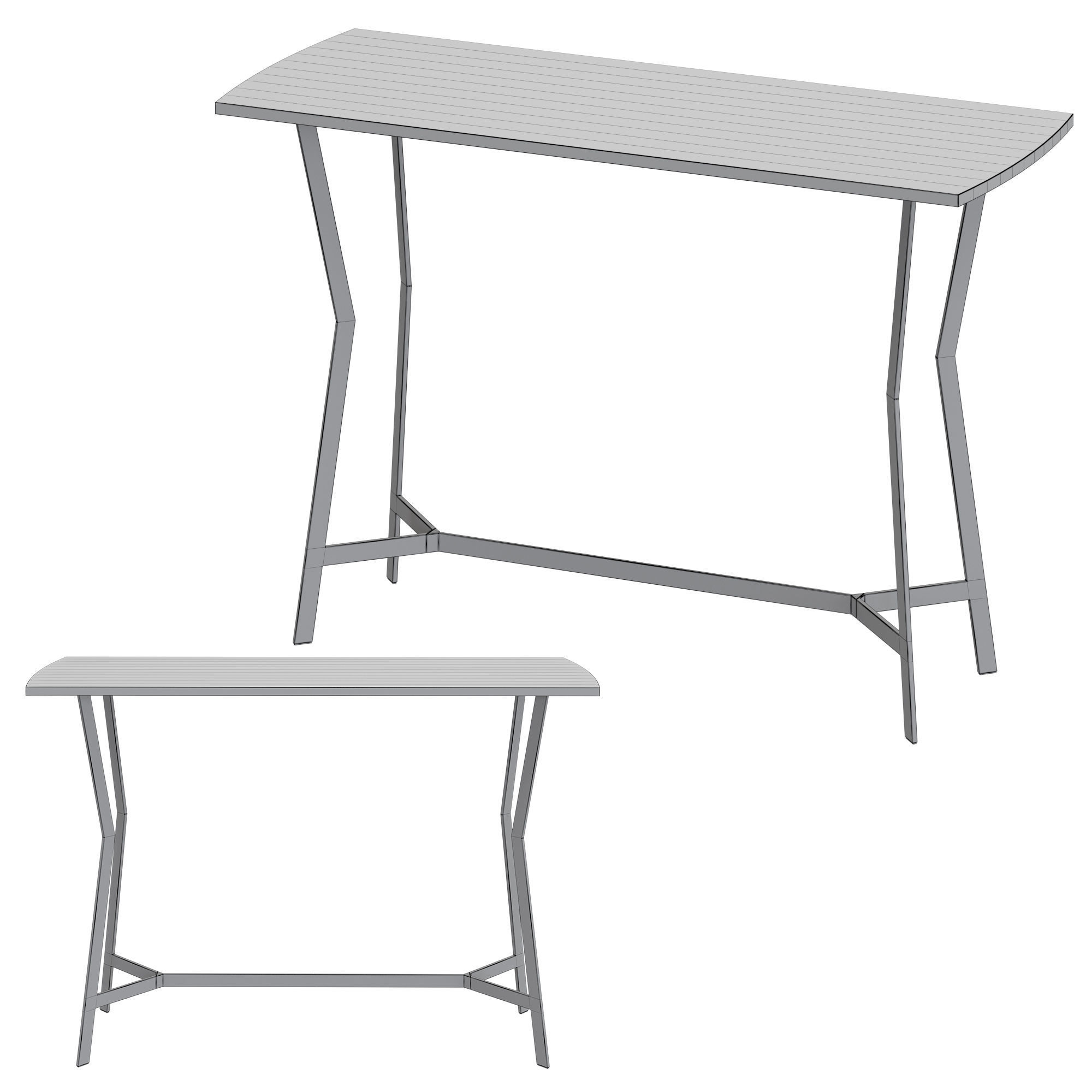 MoDRN Lena Console 3D model_1