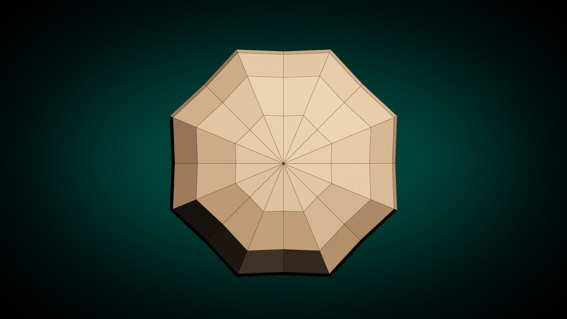 Low Poly Hot Air Balloon Low-poly 3D model_10