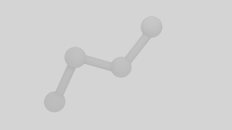 Traffic Graph Low-poly 3D model_2