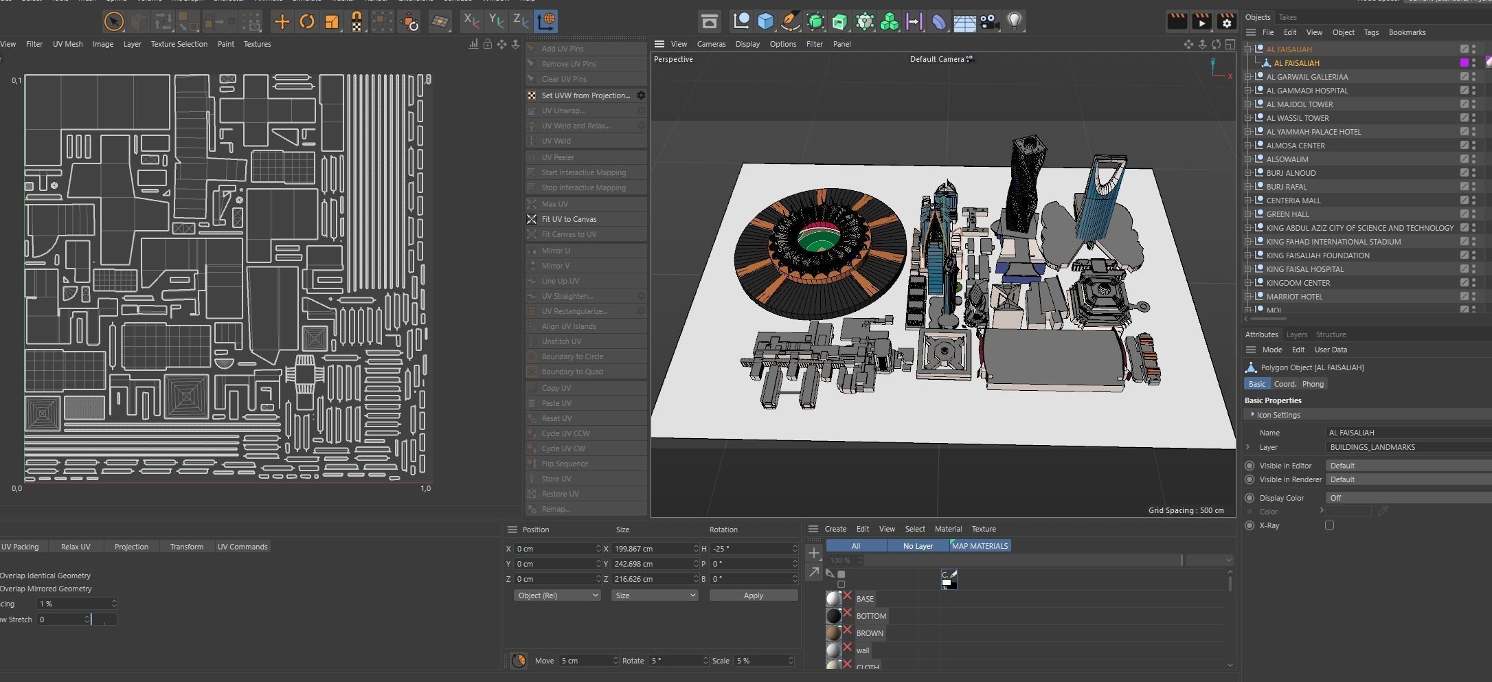 Riyadh City Landmark Buildings 3D Models Low-poly 3D model_6