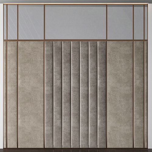 Wall Panel 3d model Low-poly 3D model