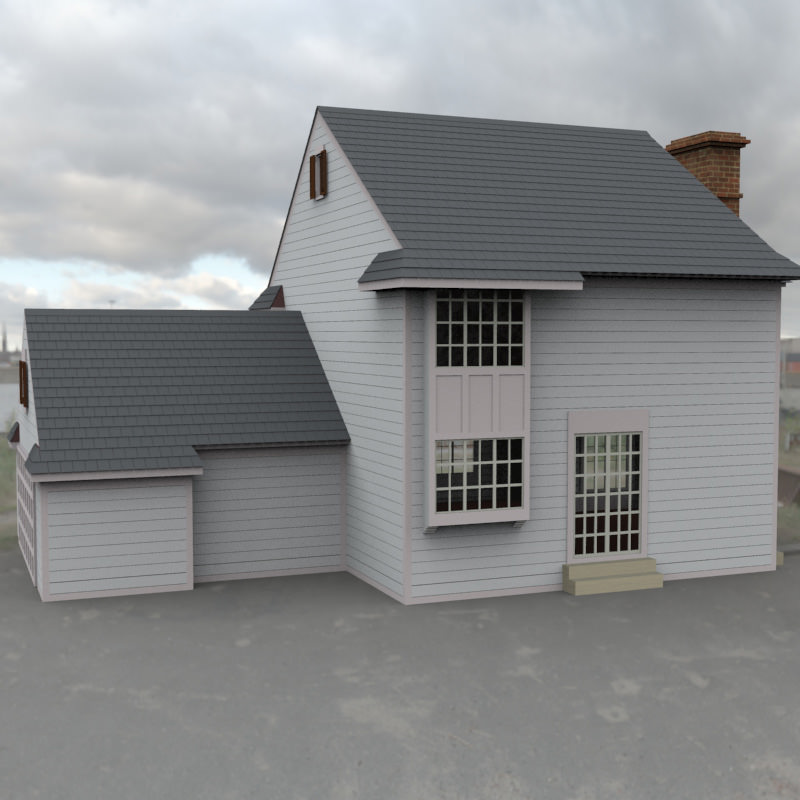 Modern House 3D model_3