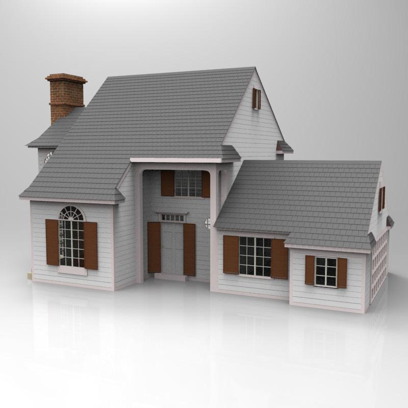 Modern House 3D model_5