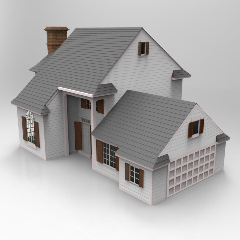 Modern House 3D model_7