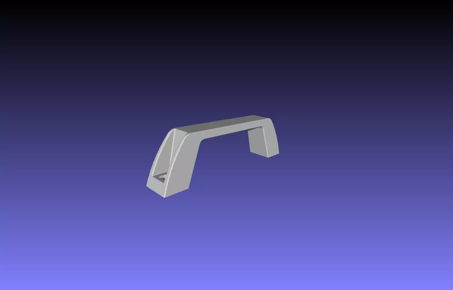 Handle door 3D print model_0