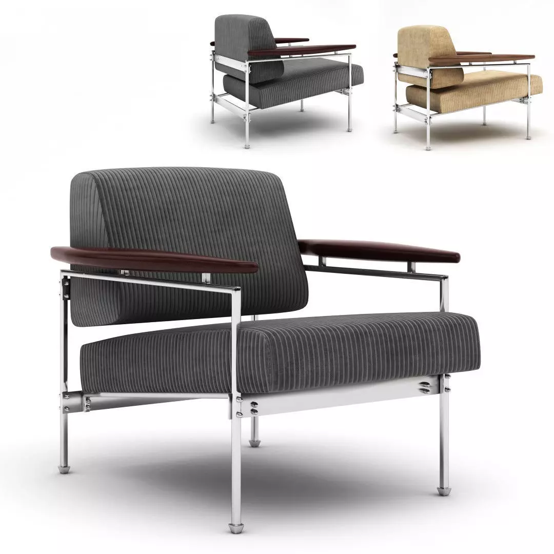 Linbrasil Beto Armchair 1958 3D model