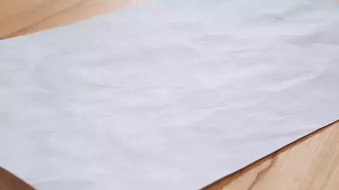 Creased paper seamless displacement texture