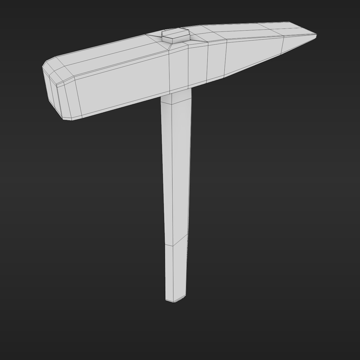 Hammer Free low-poly 3D model_5