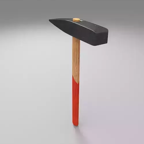 Hammer Free low-poly 3D model