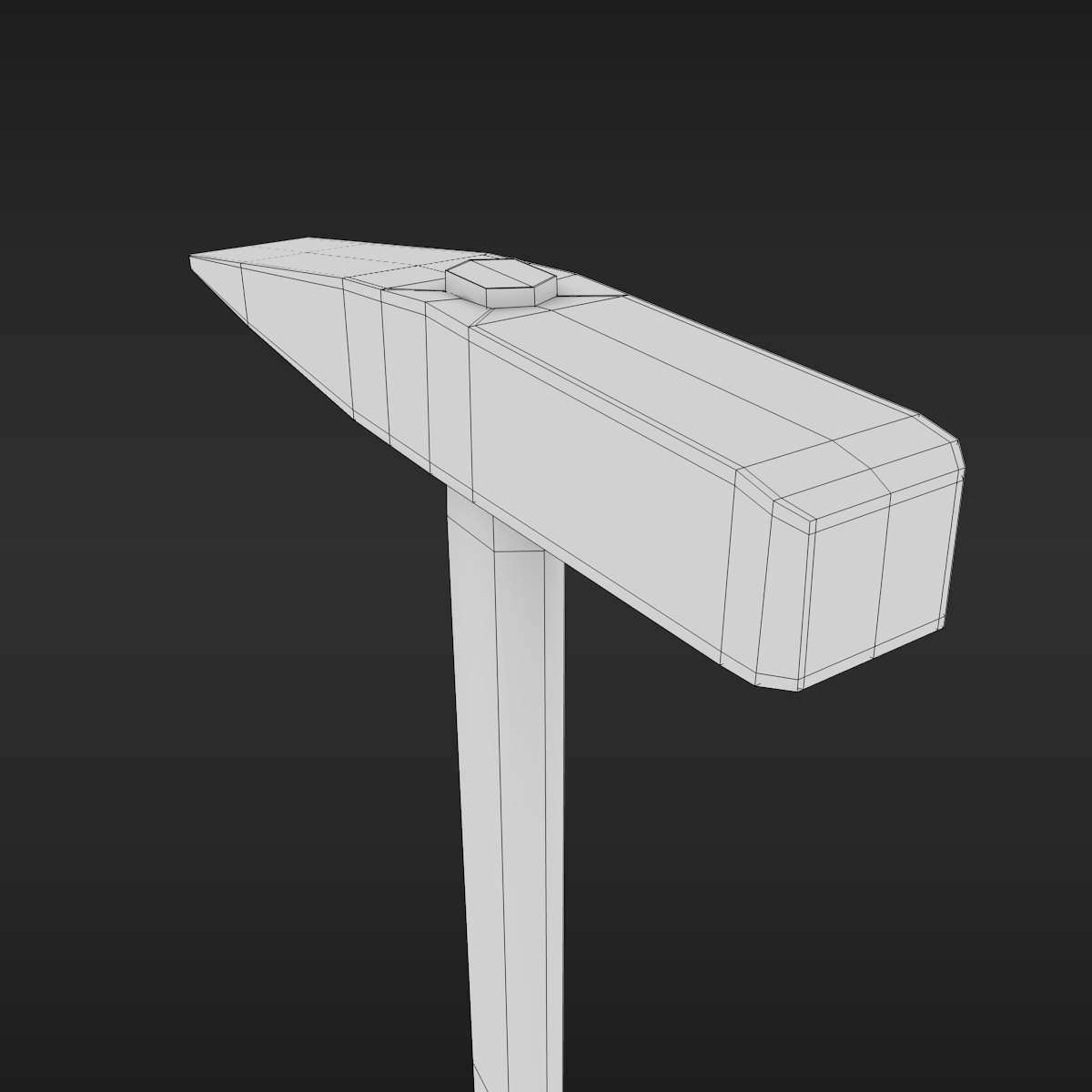 Hammer Free low-poly 3D model_8