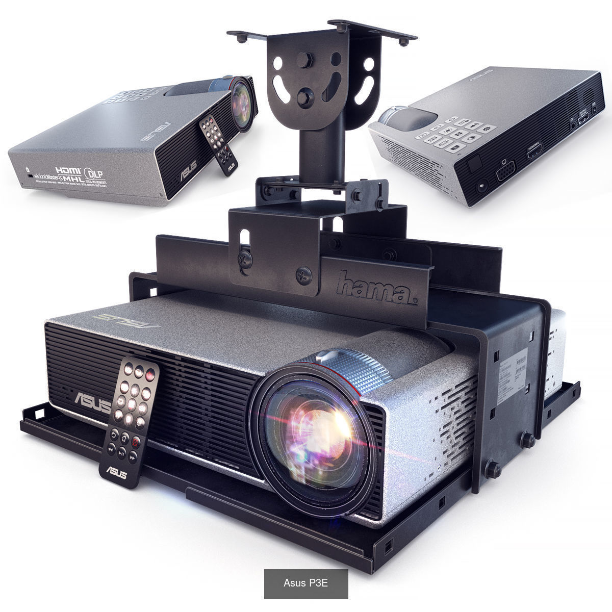3 projectors Collection projector _2