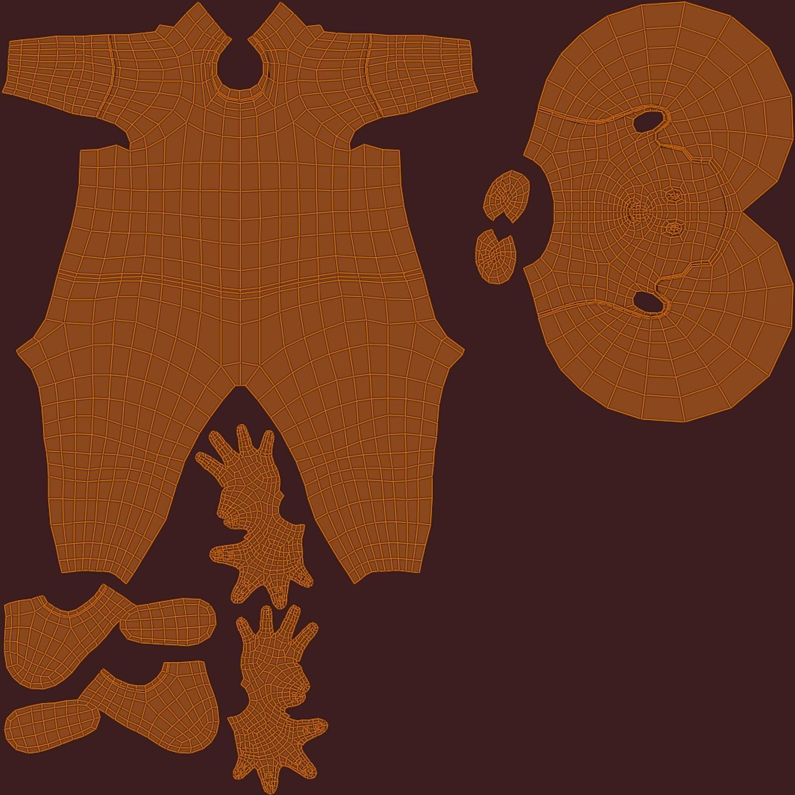 Cartoon Man - Boy - Stickman with High Quality IK and FK Rig  Low-poly 3D model_6