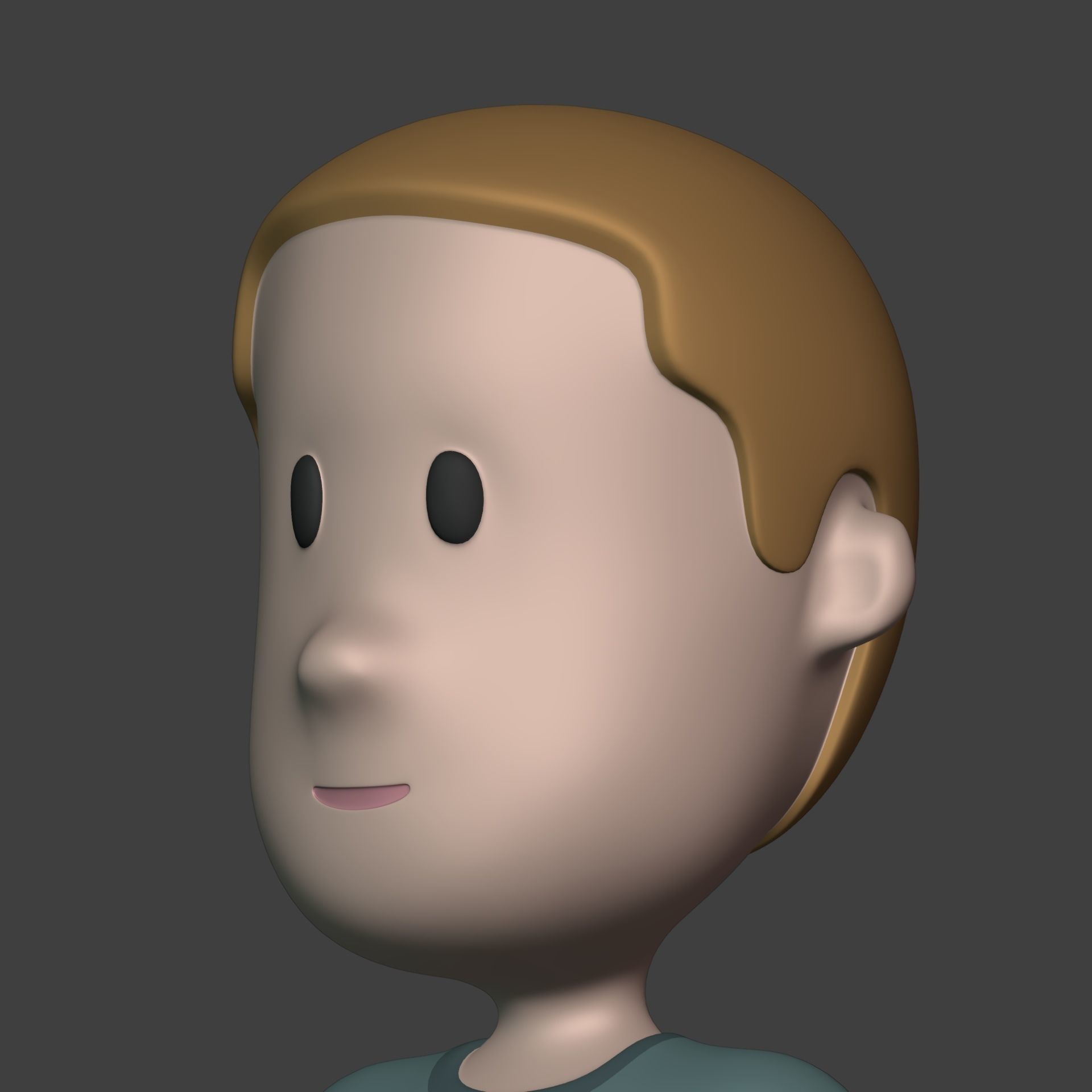 Cartoon Man - Boy - Stickman with High Quality IK and FK Rig  Low-poly 3D model_17