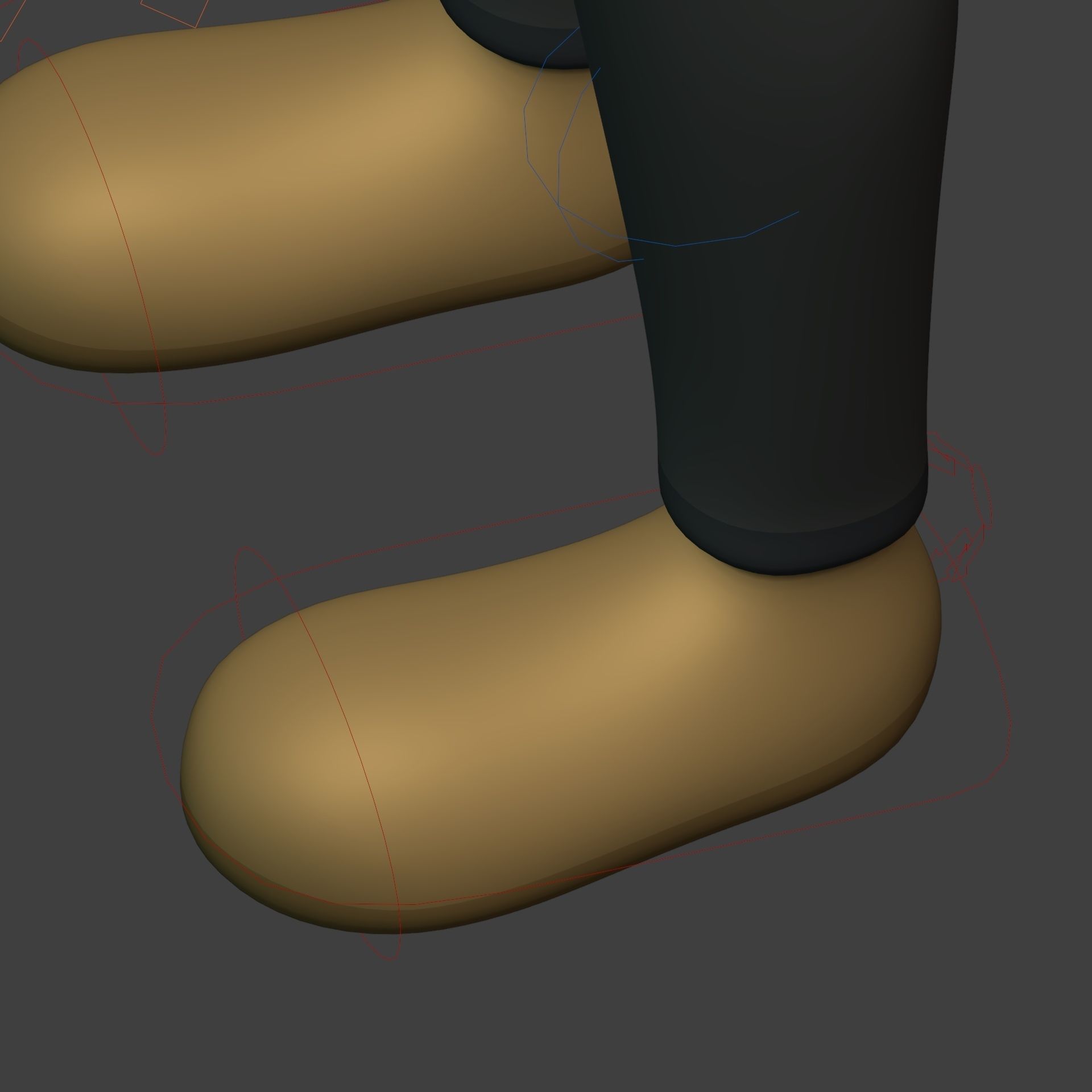 Cartoon Man - Boy - Stickman with High Quality IK and FK Rig  Low-poly 3D model_27