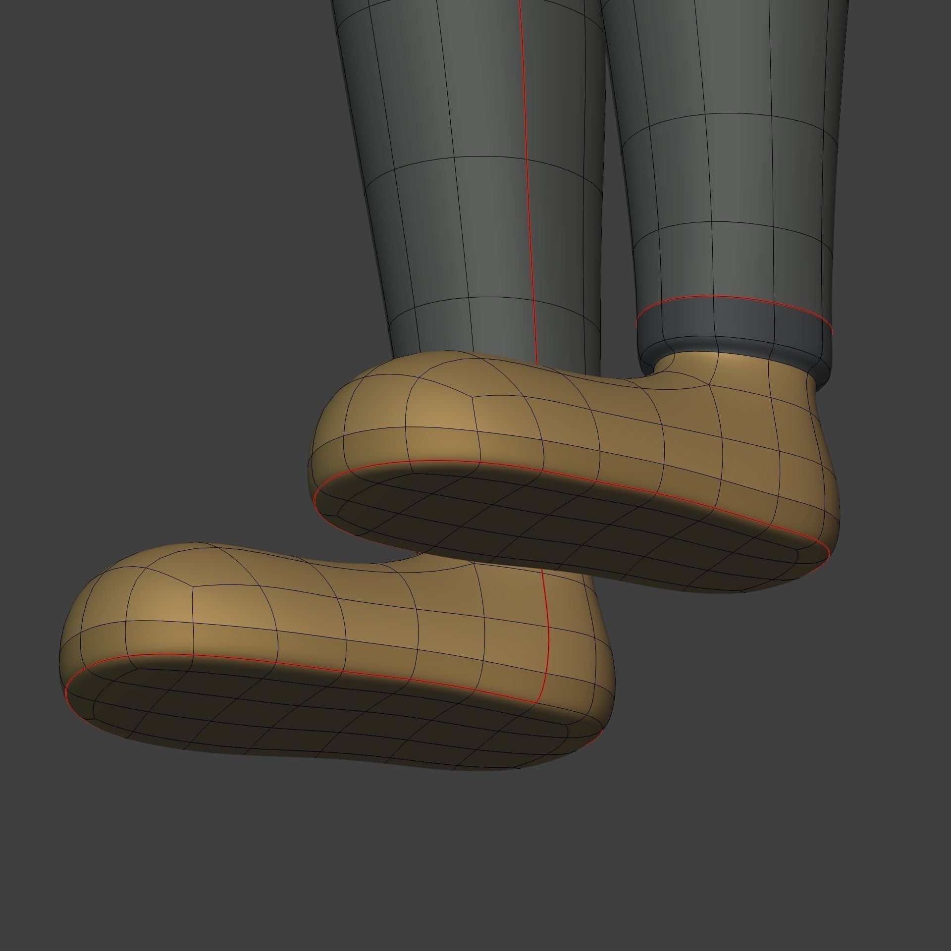 Cartoon Man - Boy - Stickman with High Quality IK and FK Rig  Low-poly 3D model_30