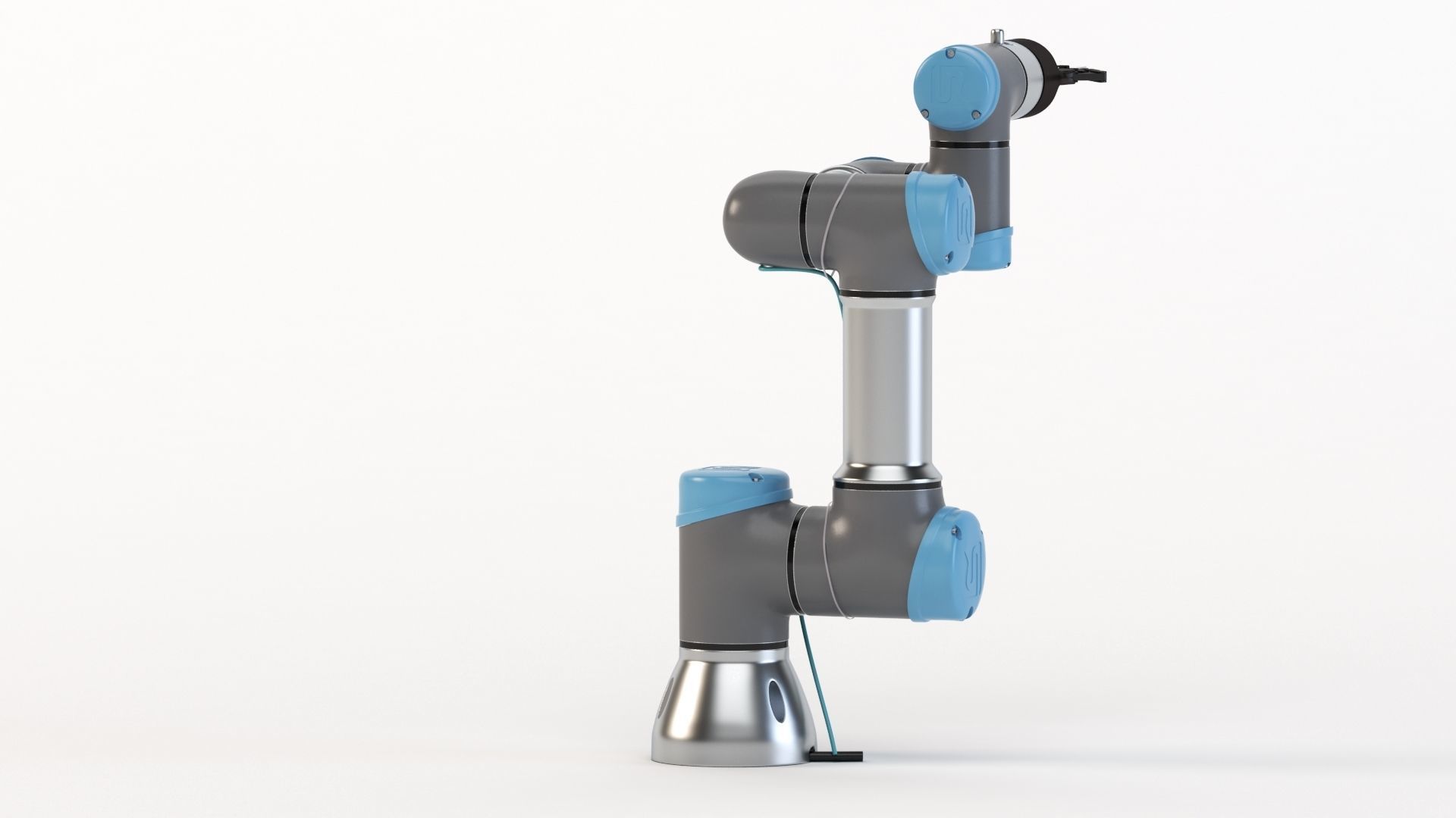 Universal Robots collaborative UR3 With Robotiq Two Finger 3D model_34