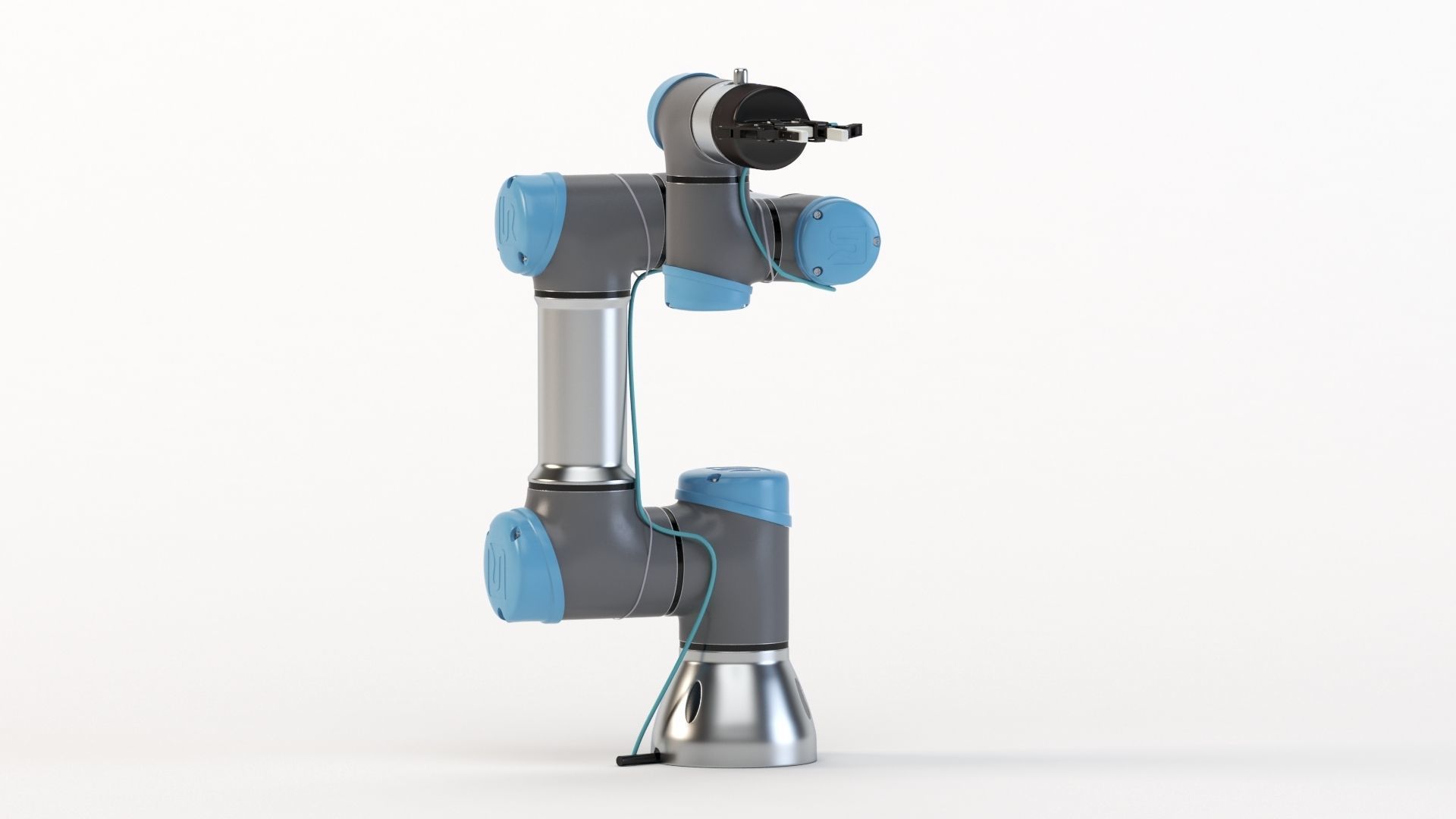 Universal Robots collaborative UR3 With Robotiq Two Finger 3D model_27