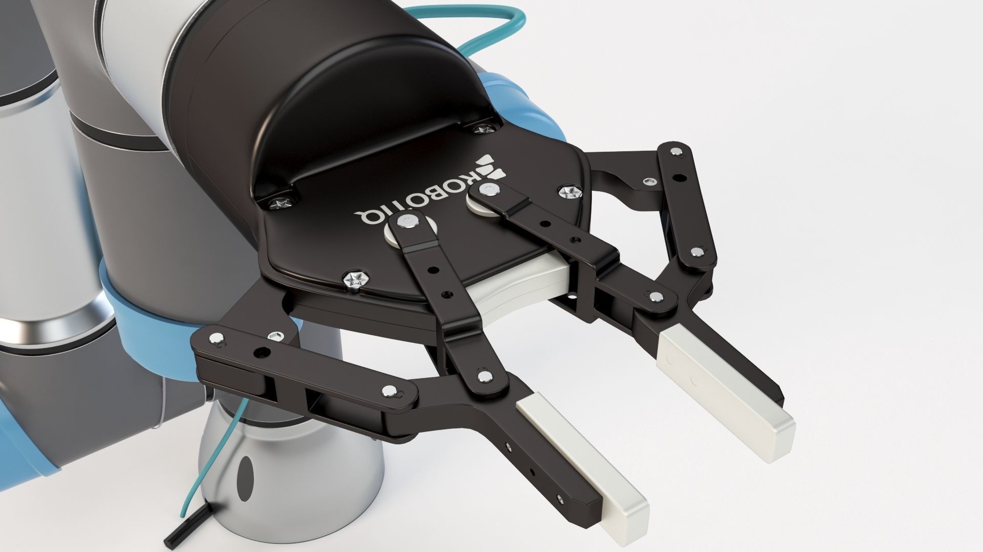 Universal Robots collaborative UR3 With Robotiq Two Finger 3D model_12
