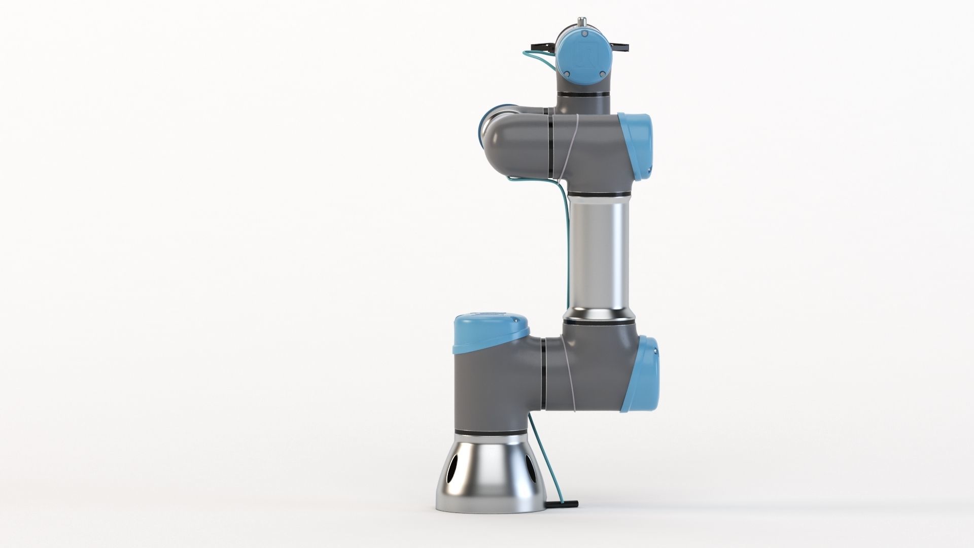 Universal Robots collaborative UR3 With Robotiq Two Finger 3D model_35