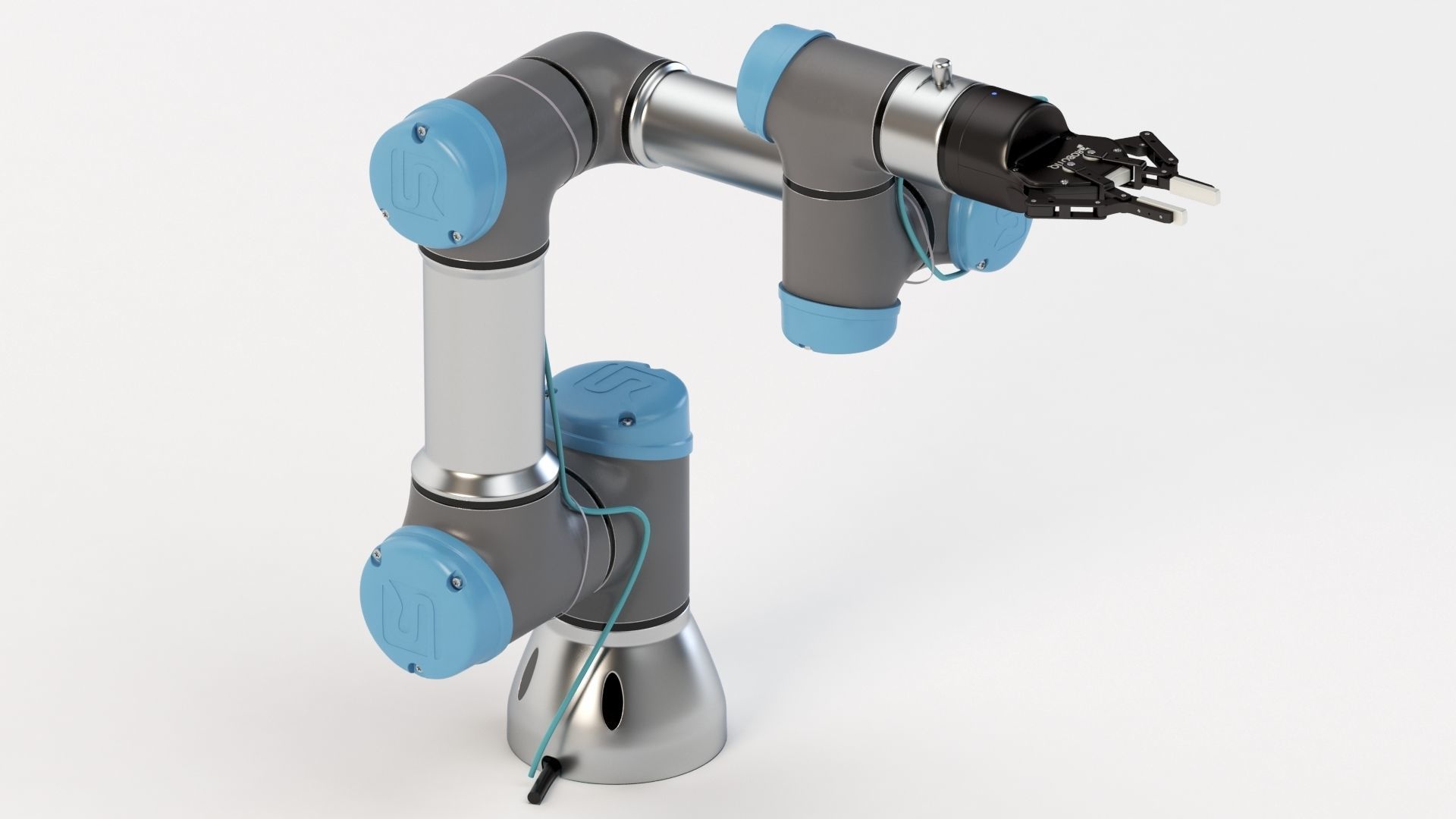 Universal Robots collaborative UR3 With Robotiq Two Finger 3D model_18
