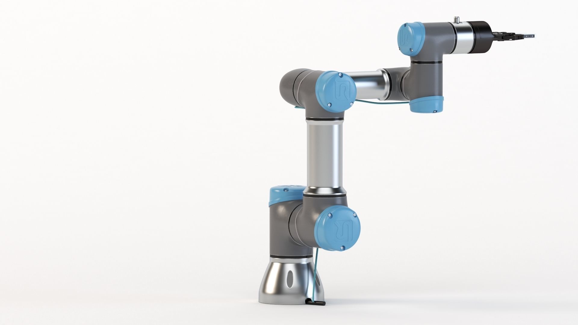 Universal Robots collaborative UR3 With Robotiq Two Finger 3D model_32