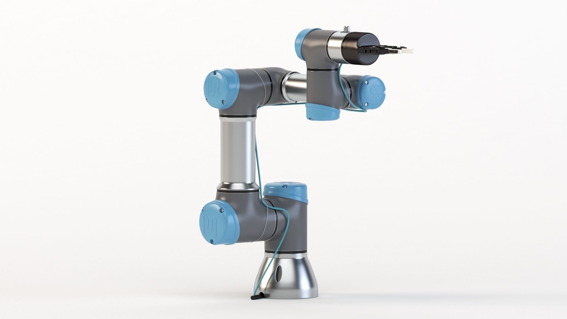 Universal Robots collaborative UR3 With Robotiq Two Finger 3D model_28