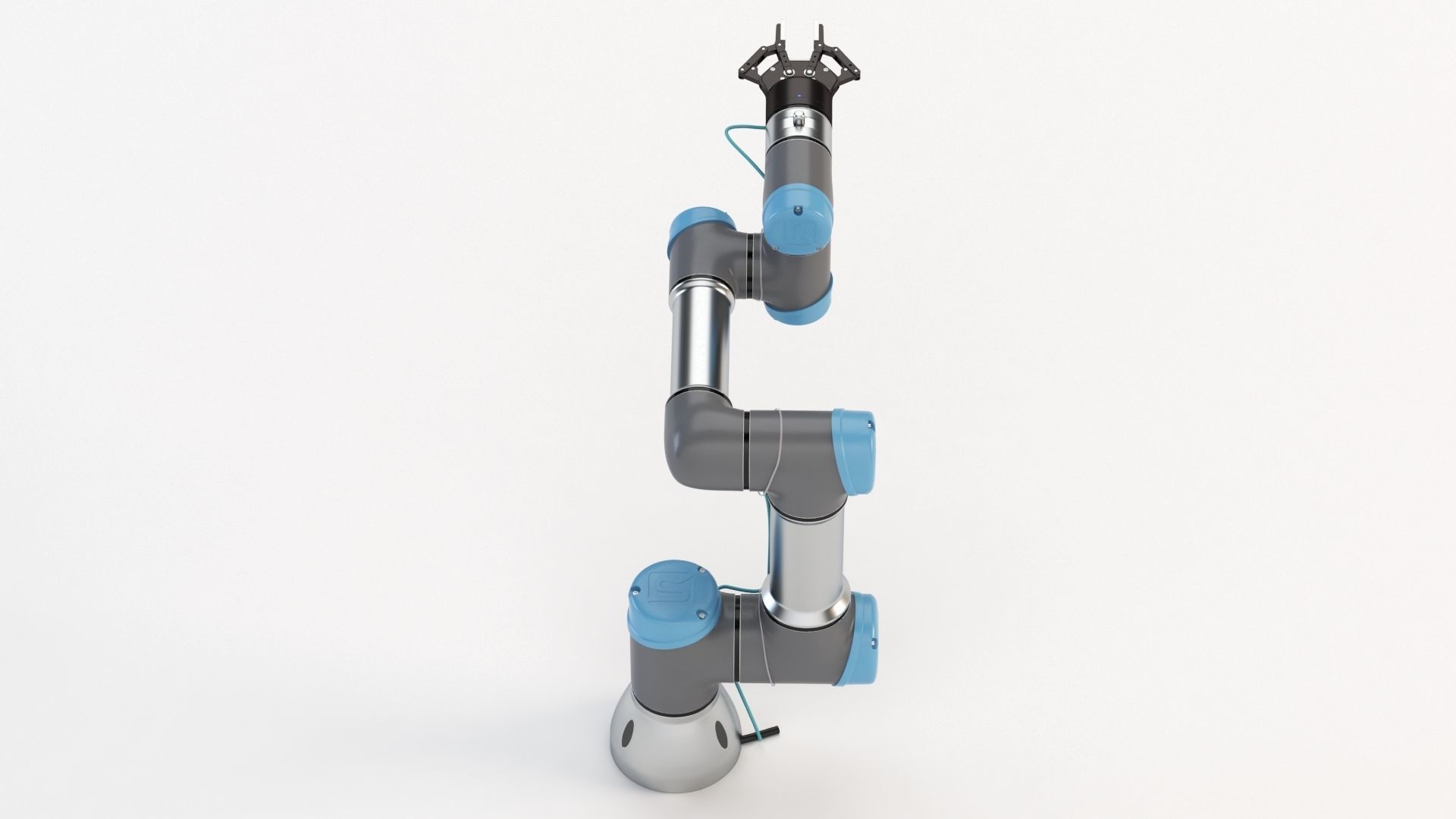 Universal Robots collaborative UR3 With Robotiq Two Finger 3D model_24