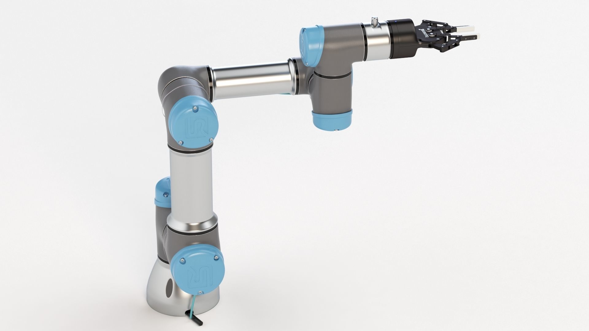 Universal Robots collaborative UR3 With Robotiq Two Finger 3D model_23