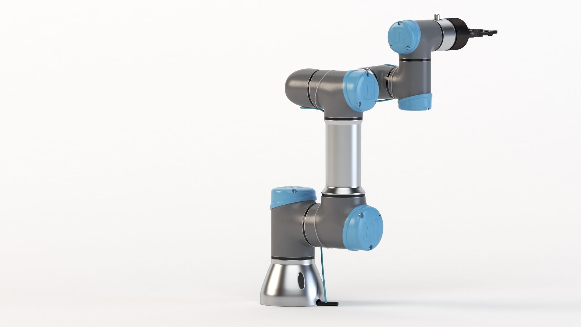 Universal Robots collaborative UR3 With Robotiq Two Finger 3D model_33
