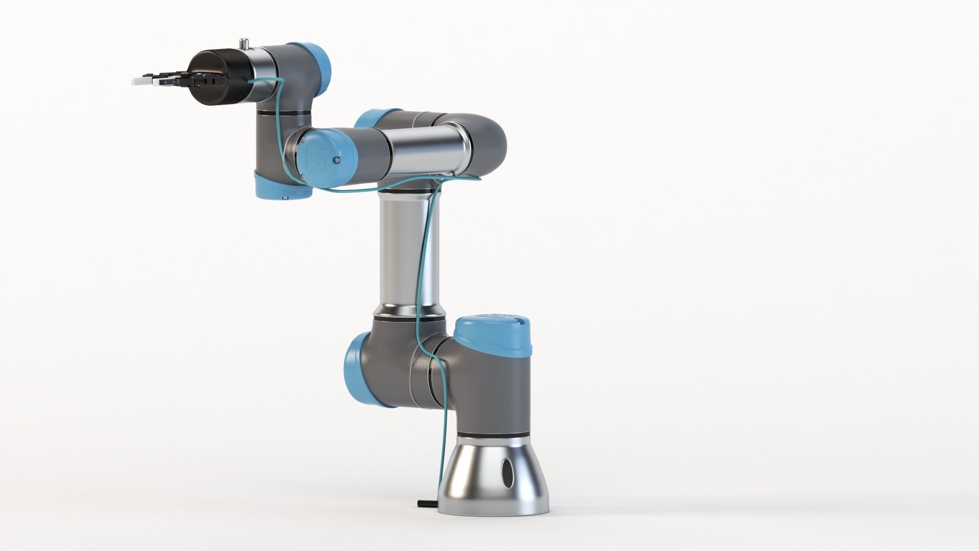 Universal Robots collaborative UR3 With Robotiq Two Finger 3D model_42