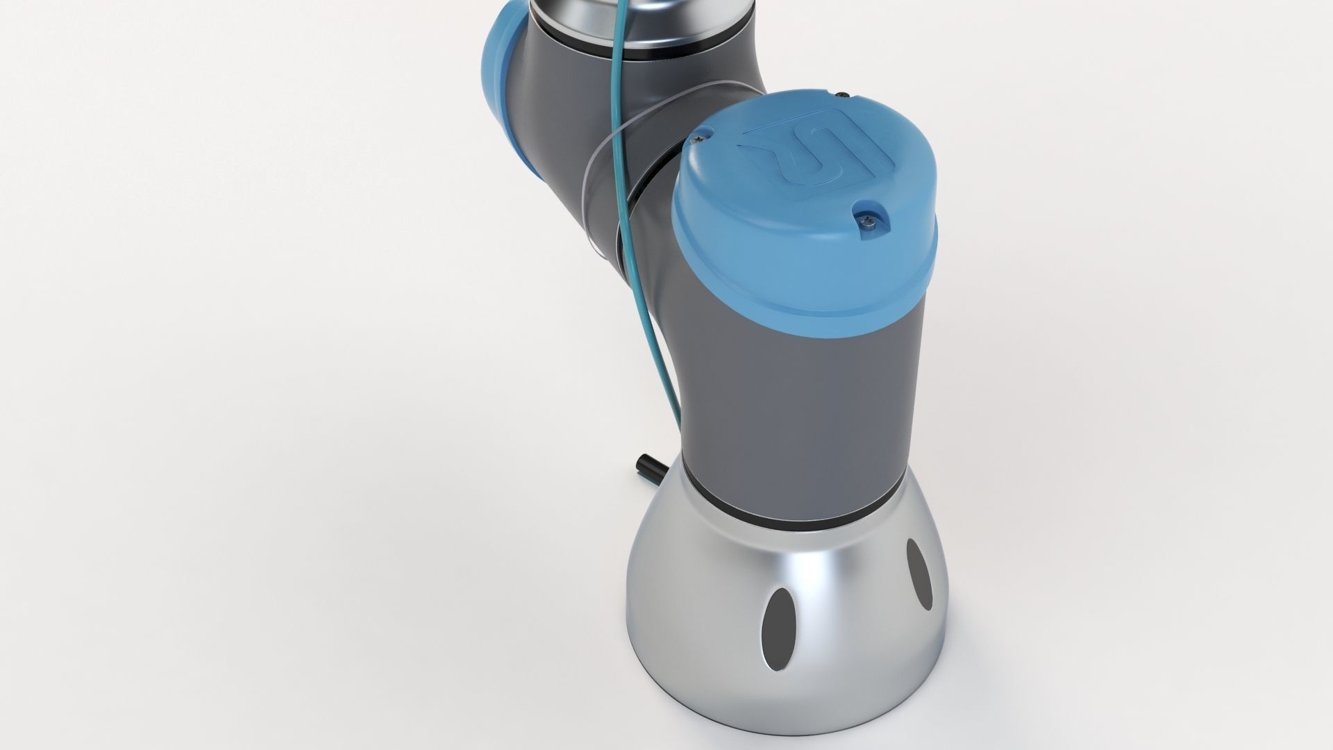 Universal Robots collaborative UR3 With Robotiq Two Finger 3D model_17