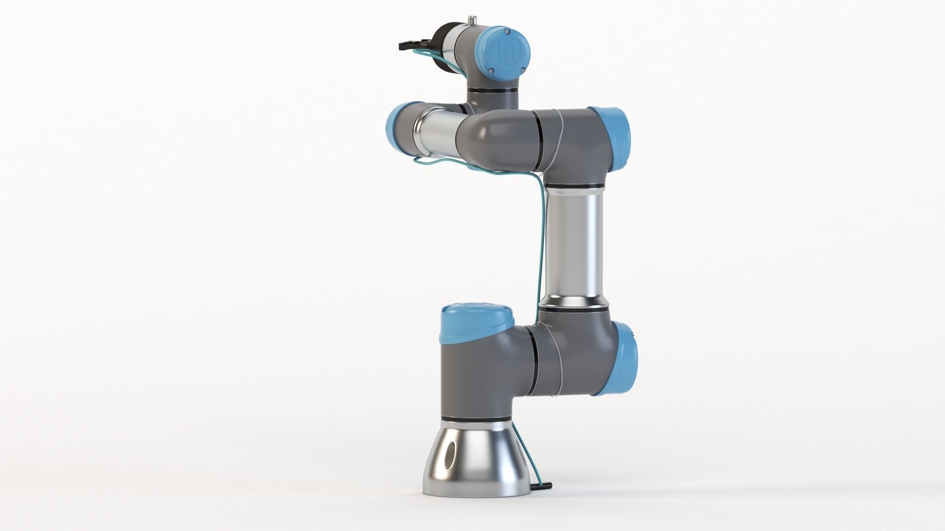 Universal Robots collaborative UR3 With Robotiq Two Finger 3D model_36