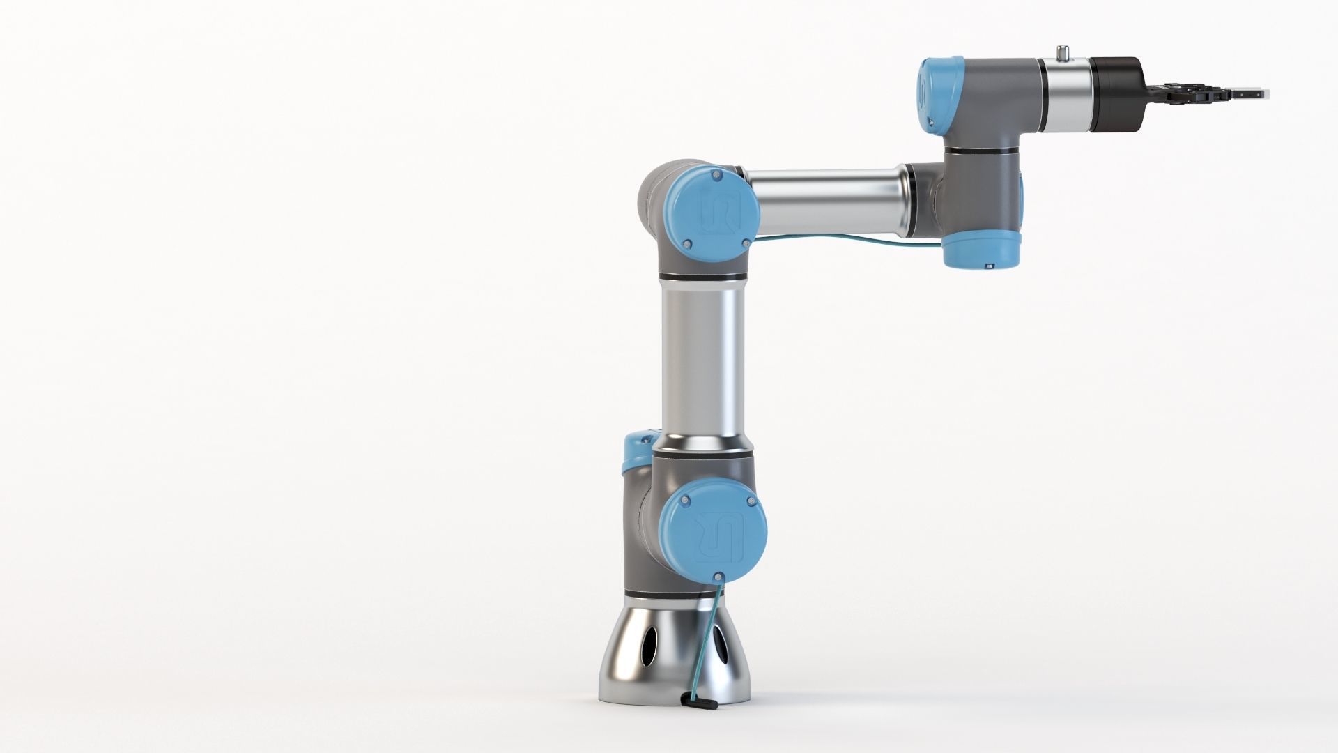 Universal Robots collaborative UR3 With Robotiq Two Finger 3D model_31