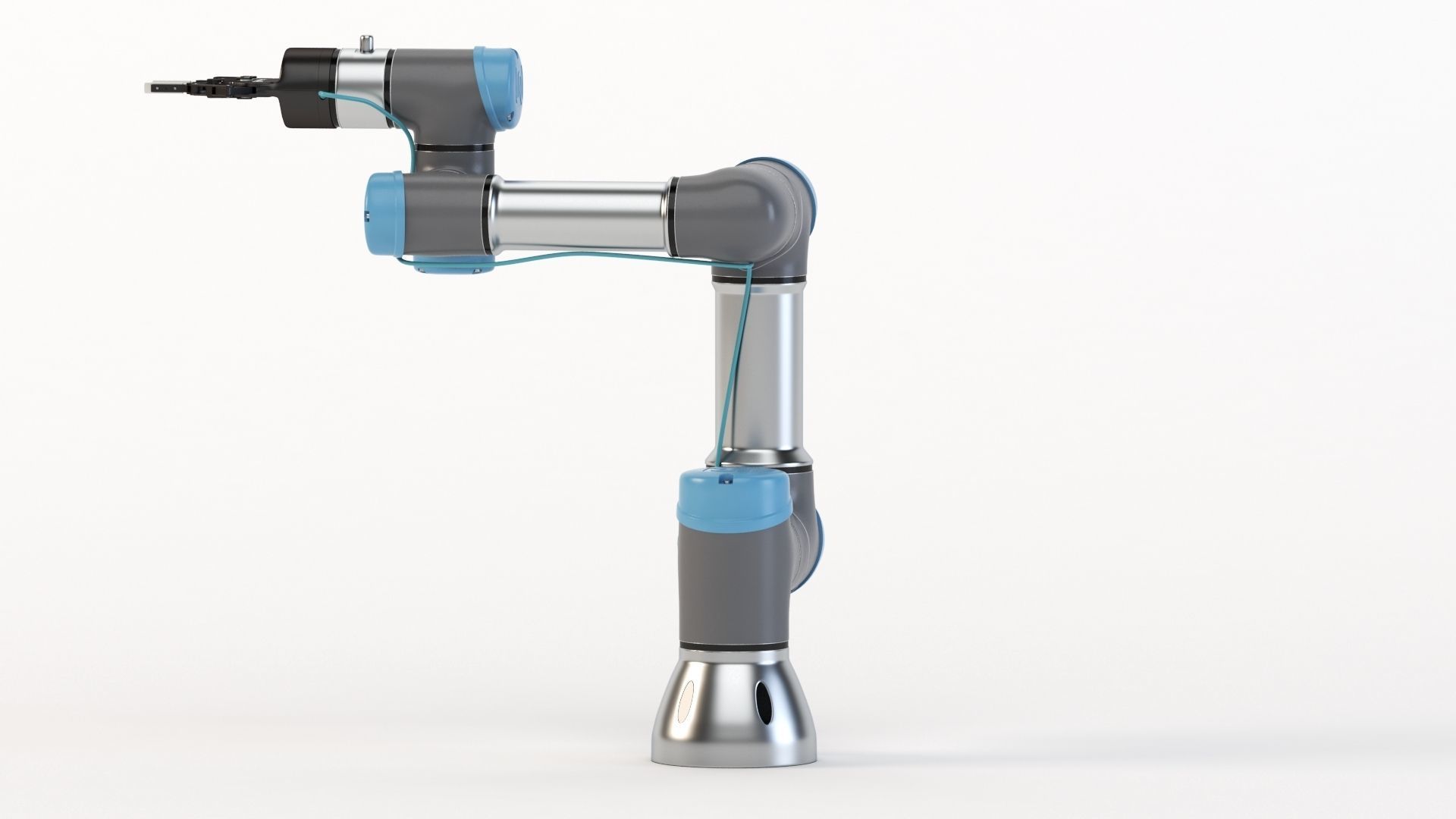 Universal Robots collaborative UR3 With Robotiq Two Finger 3D model_39